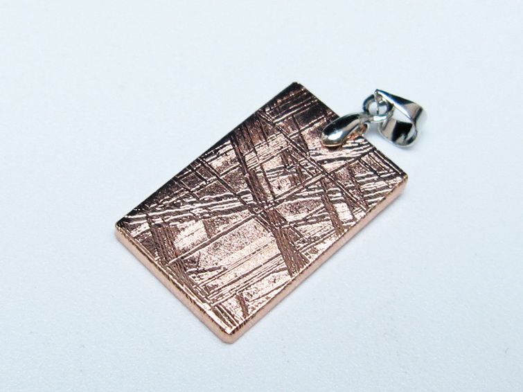 ピンクゴールドギベオン（メテオライト）ペンダント [t452-3735] 3枚目