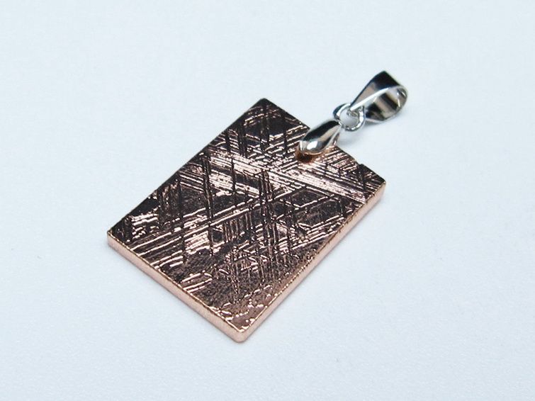 ピンクゴールドギベオン（メテオライト）ペンダント [t452-3743] 3枚目