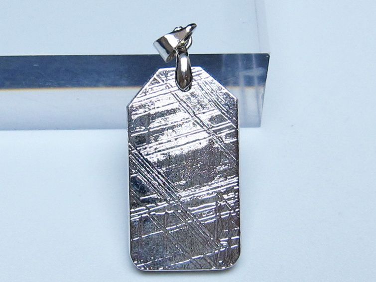 シルバーギベオン（メテオライト）ペンダント [t452-3779] 1枚目
