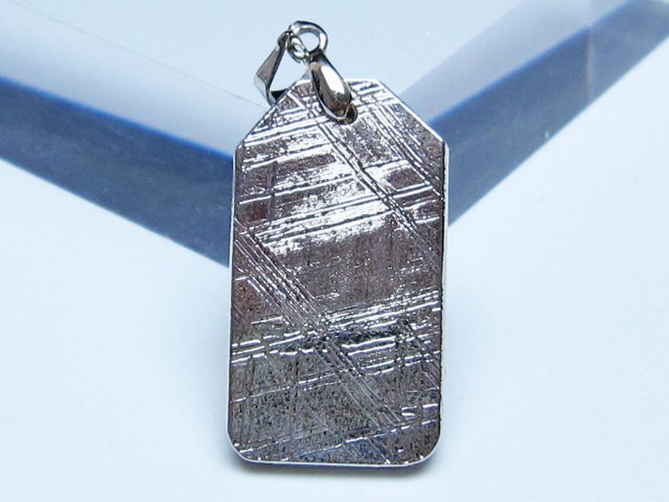 シルバーギベオン（メテオライト）ペンダント [t452-3779] 2枚目
