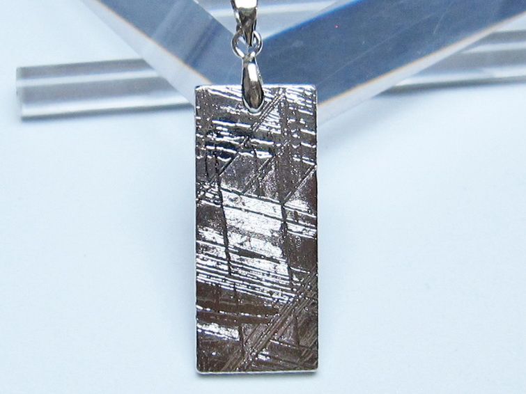 シルバーギベオン（メテオライト）ペンダント [t452-3817] 2枚目