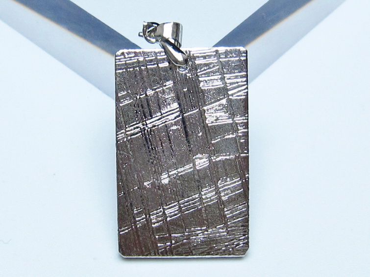 シルバーギベオン（メテオライト）ペンダント [t452-3853] 2枚目