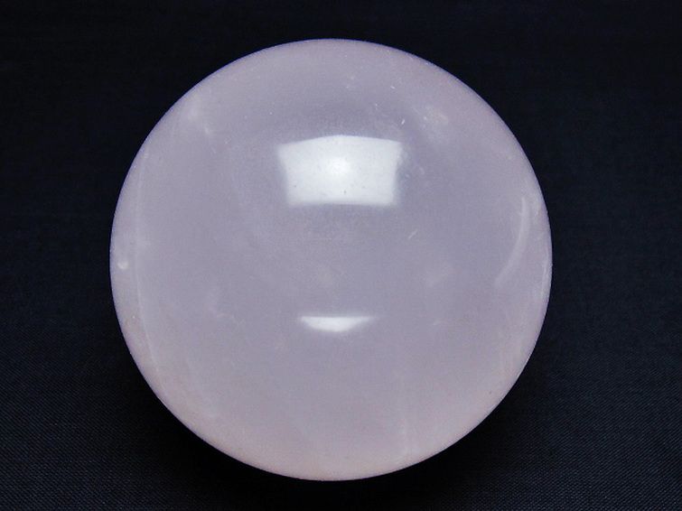 ローズクォーツ丸玉 70mm [t456-14620] 1枚目