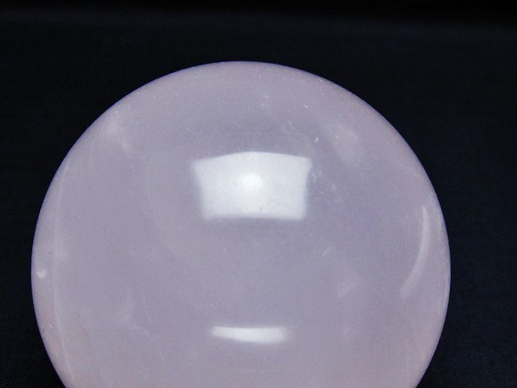 ローズクォーツ丸玉 70mm [t456-14620] 2枚目