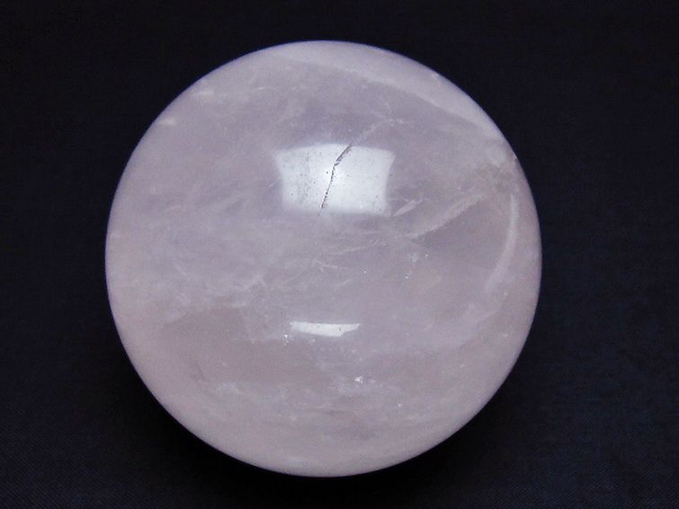 ローズクォーツ丸玉 69mm [t456-14623] 1枚目