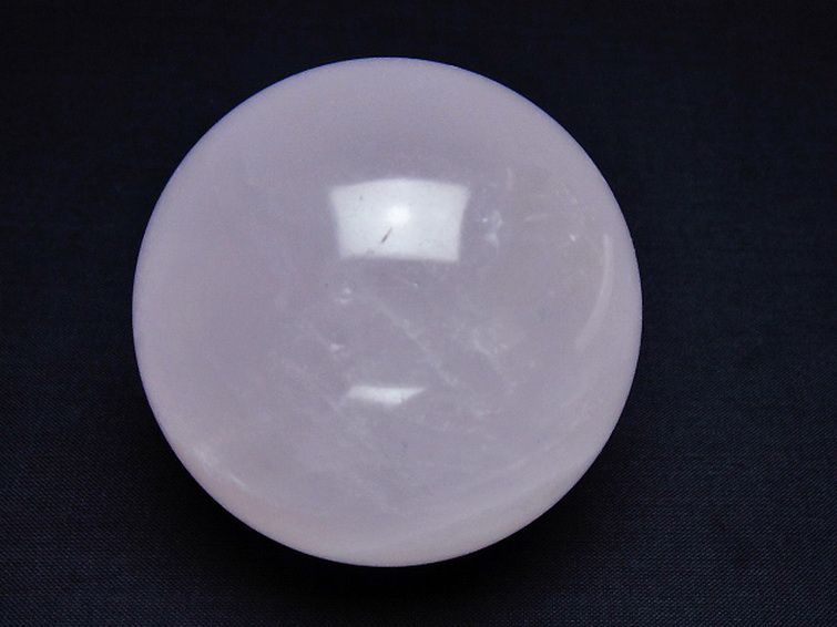 ローズクォーツ丸玉 68mm [t456-14626] 1枚目