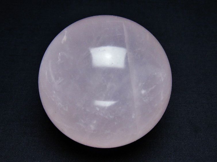 ローズクォーツ丸玉 66mm [t456-14631] 1枚目