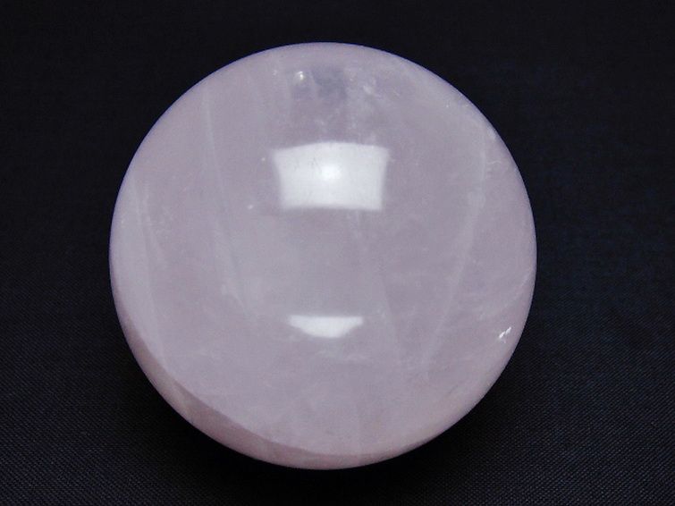 ローズクォーツ丸玉 59mm [t456-14635] 1枚目