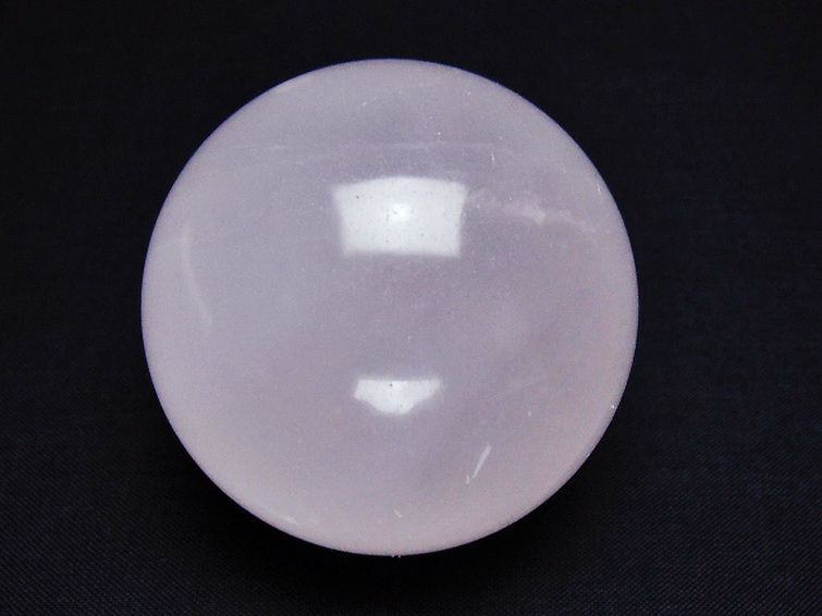 ローズクォーツ丸玉 55mm [t456-14642] 1枚目