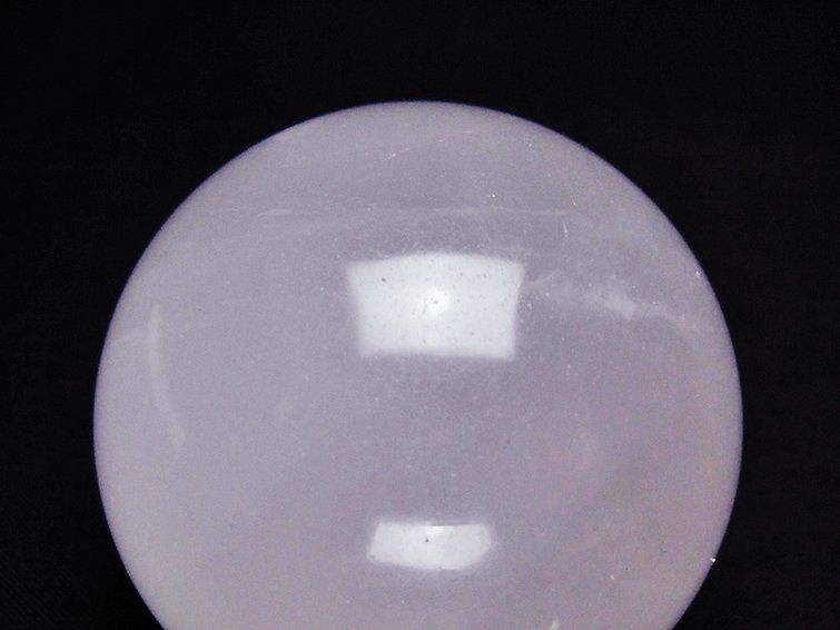 ローズクォーツ丸玉 55mm [t456-14642] 2枚目