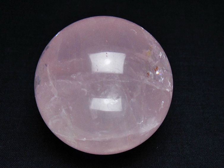 ローズクォーツ丸玉 56mm [t456-14852] 1枚目