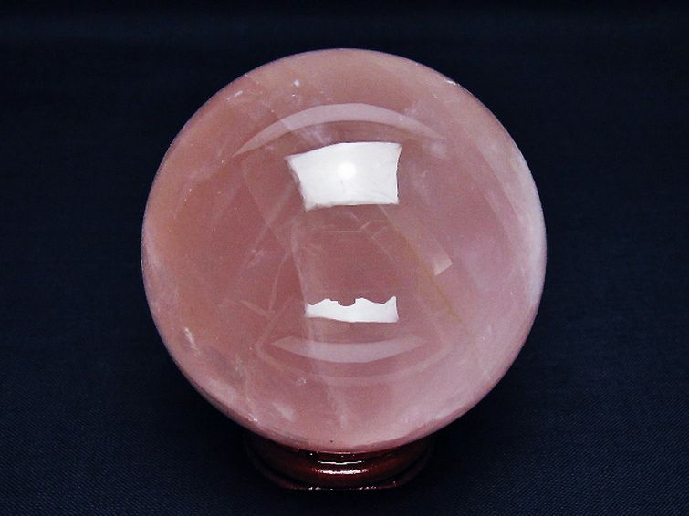 パワーストーン　天然石　ローズクォーツ　丸玉　直径10cm　No.375 4.5Kgパワーストーン 天然石 ローズクォーツ丸玉 150mm [T456-14569]
