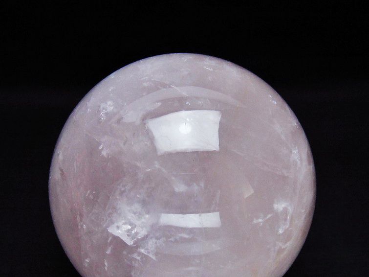 パワーストーン 天然石 ローズクォーツ丸玉 81mm [T456-15036]