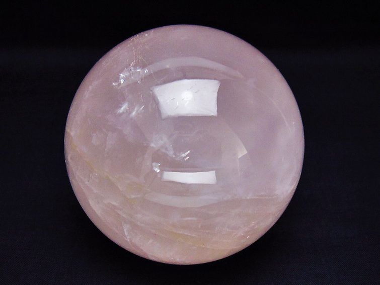 ローズクォーツ丸玉 83mm [T456-15058] 1枚目