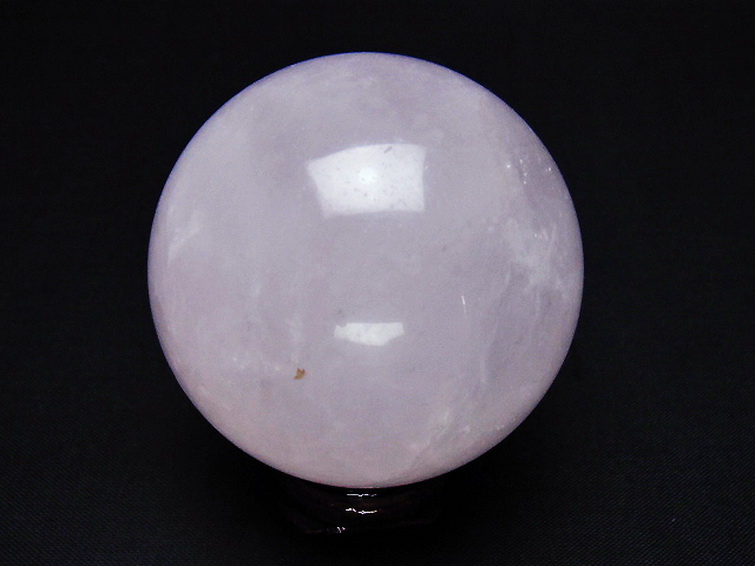ローズクォーツ丸玉 55mm [T456-15329] 3枚目