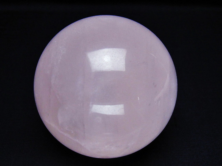 ローズクォーツ丸玉 79mm [T456-15374] 1枚目
