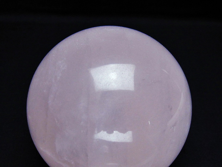 ローズクォーツ丸玉 79mm [T456-15374] 2枚目
