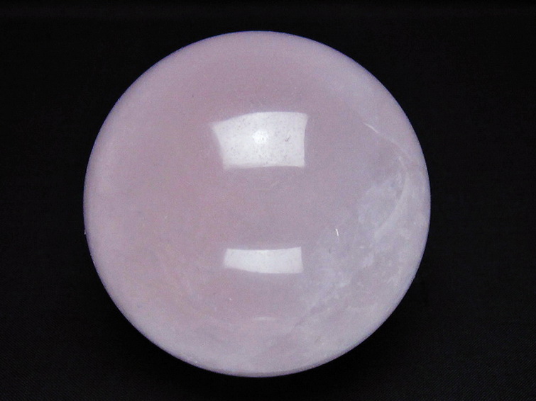 ローズクォーツ丸玉 78mm [T456-15378] 1枚目