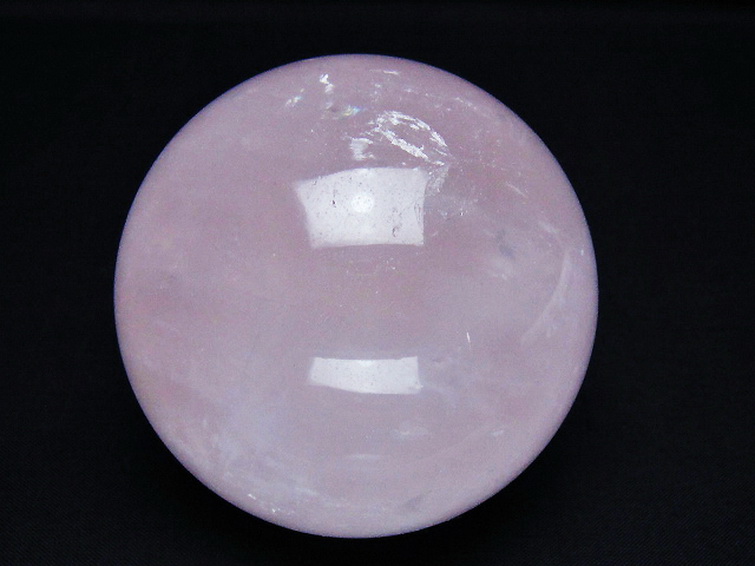 ローズクォーツ丸玉 77mm [T456-15380] 1枚目