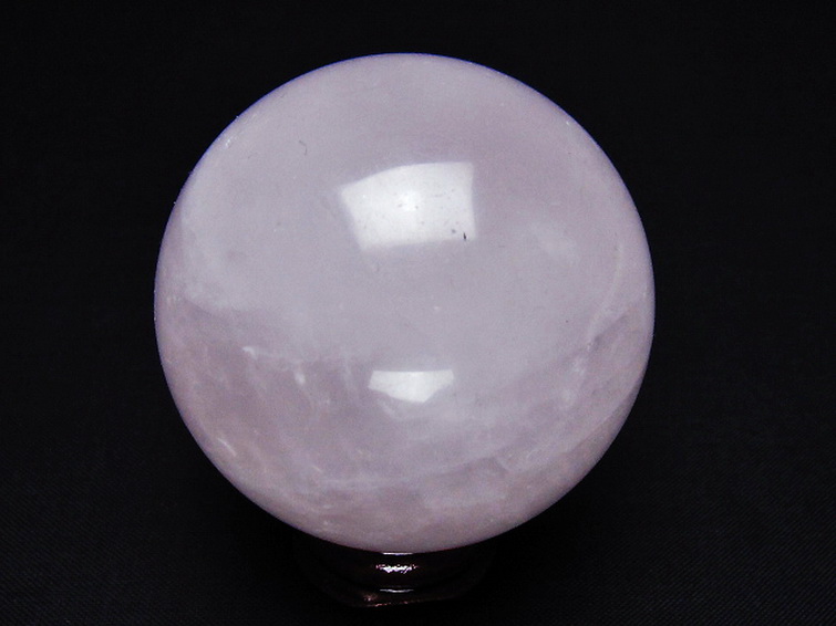 ローズクォーツ丸玉 53mm [T456-15435] 3枚目