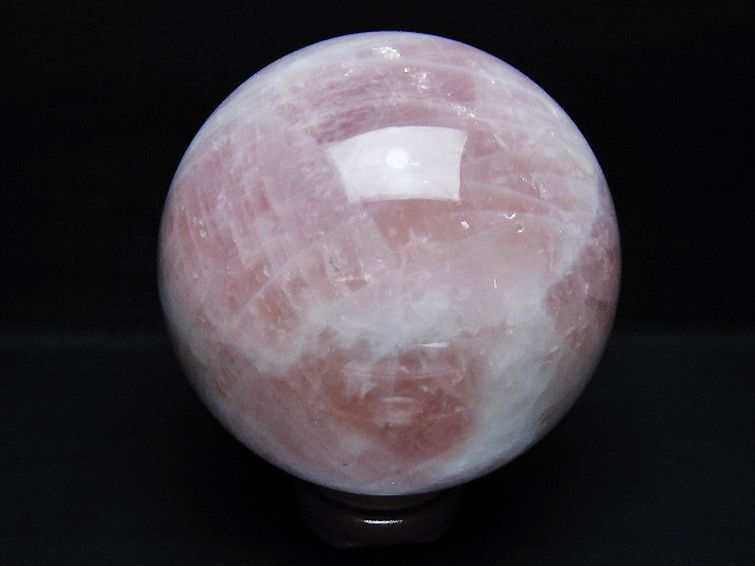 2.9Kgローズクォーツ丸玉 130mm [t456-15478] 3枚目