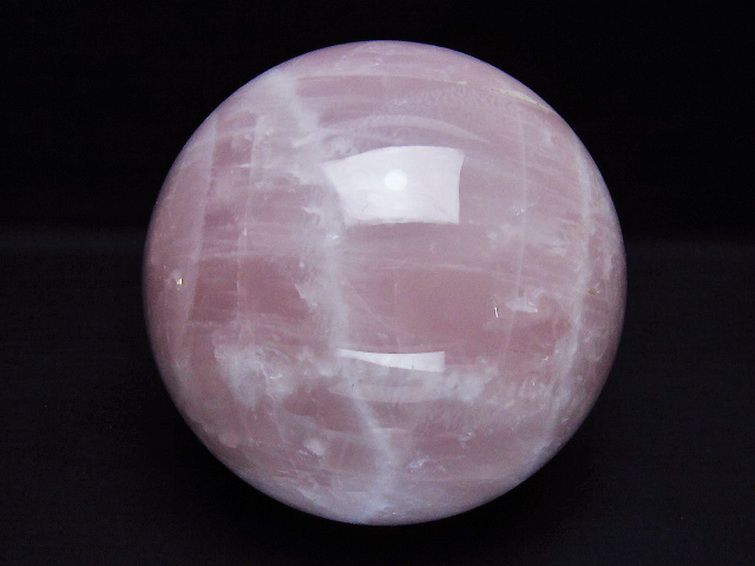 2.1Kgローズクォーツ丸玉 117mm [t456-15500] 1枚目