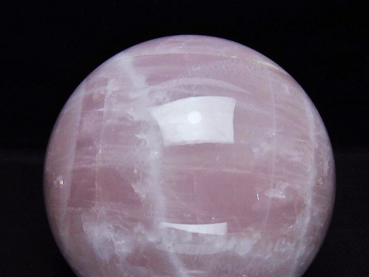 2.1Kgローズクォーツ丸玉 117mm [t456-15500] 2枚目