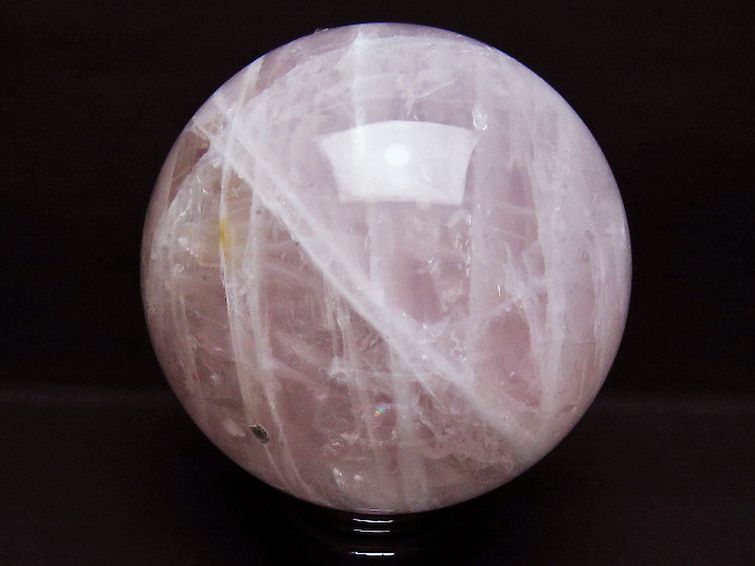 5.6Kgローズクォーツ丸玉 160mm [t456-15538] 3枚目