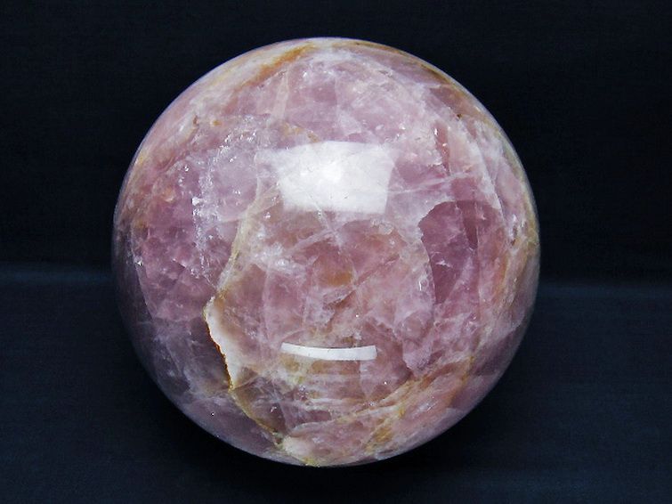 5.5Kgローズクォーツ丸玉 160mm [t456-15542] 1枚目