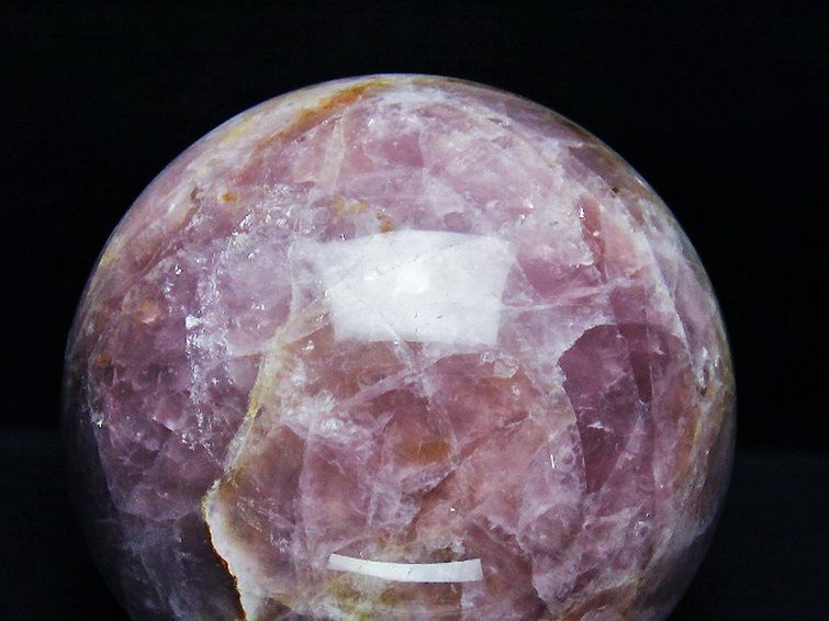 5.5Kgローズクォーツ丸玉 160mm [t456-15542] 2枚目