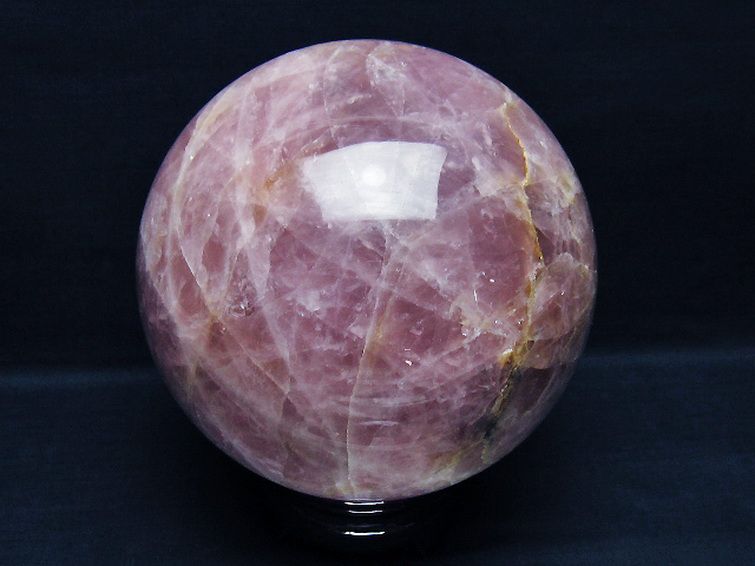 5.5Kgローズクォーツ丸玉 160mm [t456-15542] 3枚目