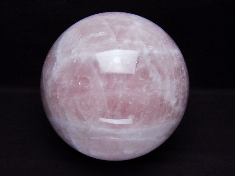 4.3Kgローズクォーツ丸玉 150mm [t456-15546] 1枚目