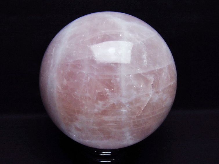 4.3Kgローズクォーツ丸玉 150mm [t456-15546] 3枚目