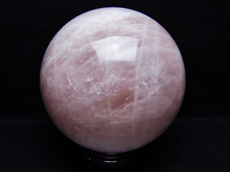 8.8Kgローズクォーツ丸玉 190mm [t456-15556] 3枚目