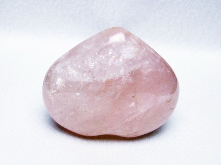 ローズクォーツハート置物[T457-3881] 3枚目