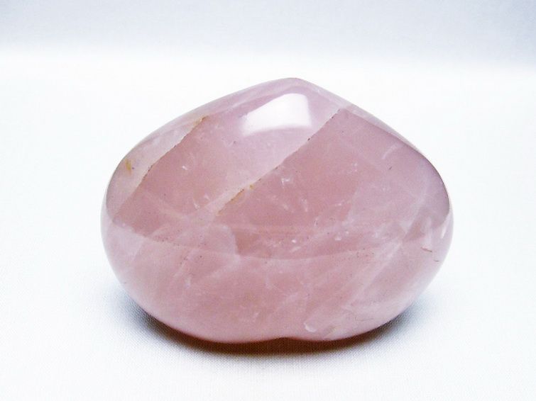 ローズクォーツハート置物[T457-3885] 3枚目