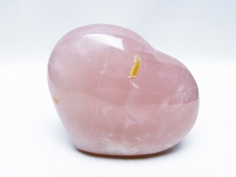 ローズクォーツハート置物[T457-3903] 2枚目