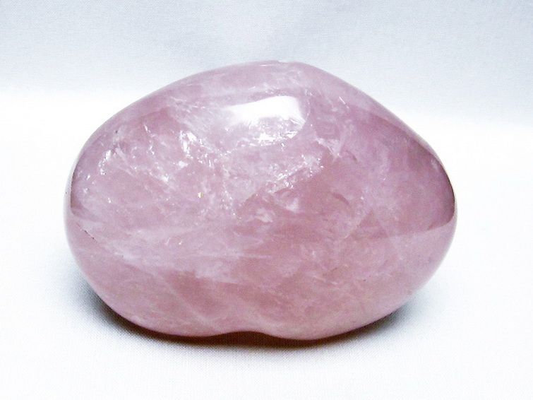 ローズクォーツハート置物[T457-3927] 3枚目