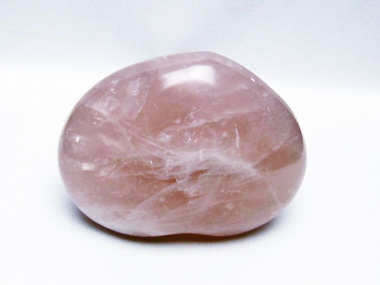 ローズクォーツハート置物[T457-3929] 3枚目