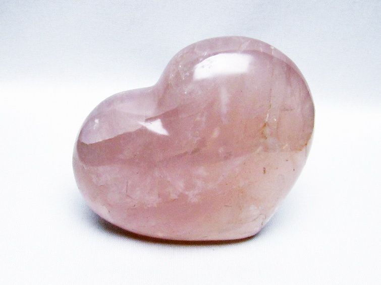 ローズクォーツハート置物[T457-3933] 2枚目