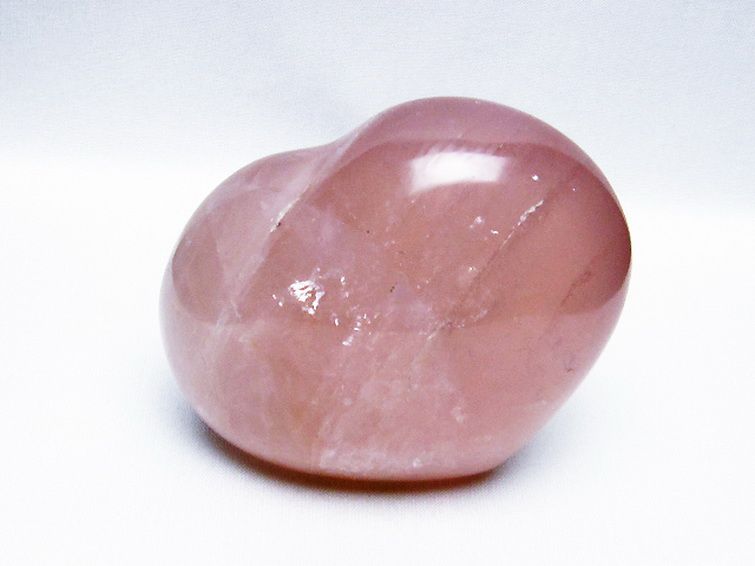 ローズクォーツハート置物[T457-3936] 2枚目