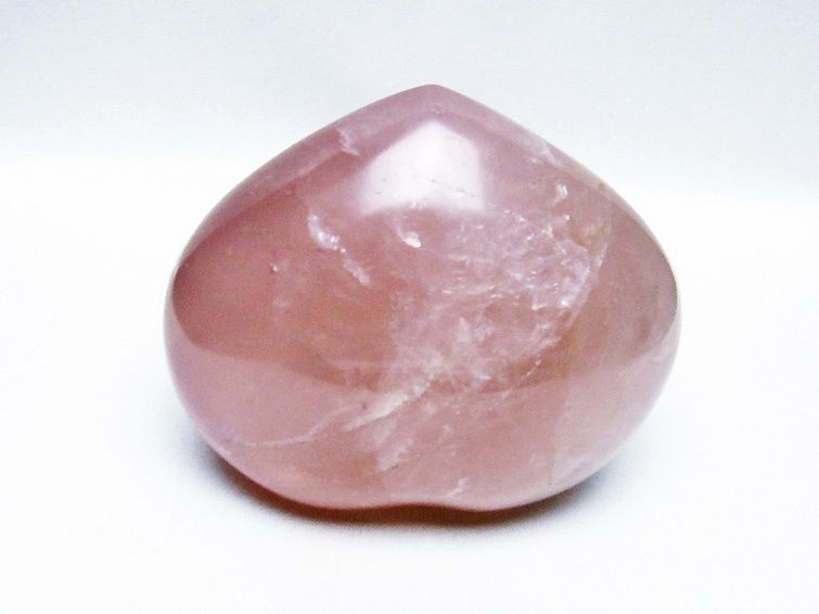 ローズクォーツハート置物[T457-3936] 3枚目