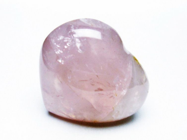 ローズクォーツハート置物[T457-3941] 1枚目