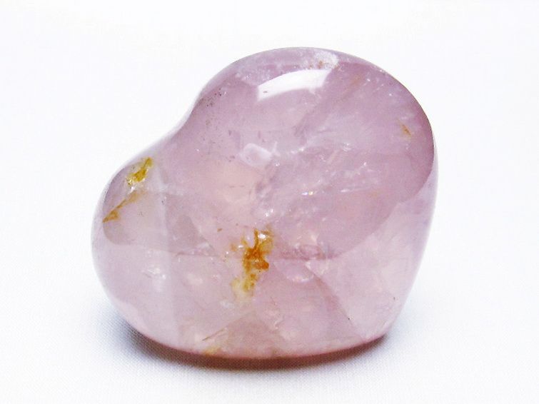 ローズクォーツハート置物[T457-3941] 2枚目