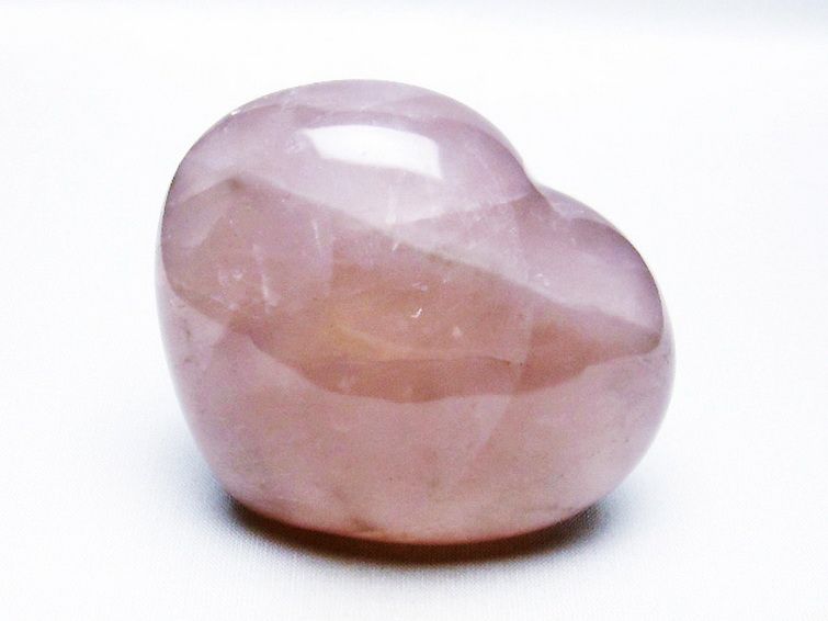 ローズクォーツハート置物[T457-3947] 2枚目