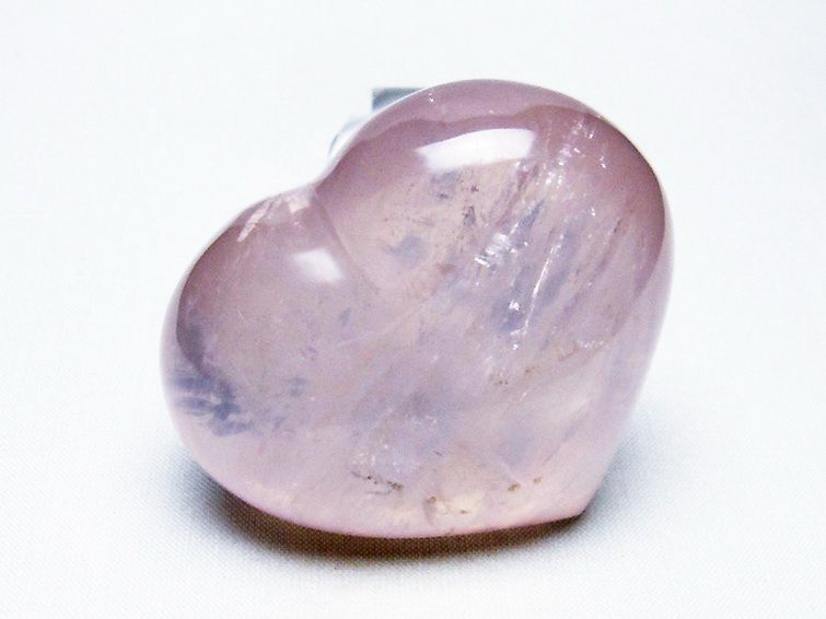 ローズクォーツハート置物[T457-3958] 2枚目