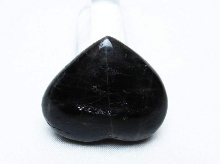 モリオン 純天然 黒水晶 ハート 置物[T457-4251] 3枚目