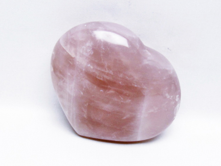 ローズクォーツハート置物[T457-4623] 2枚目