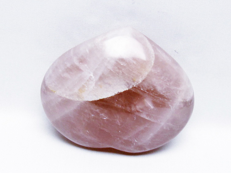 ローズクォーツハート置物[T457-4623] 3枚目