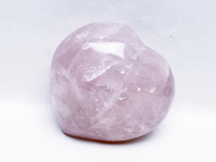 ローズクォーツハート置物[T457-4626] 1枚目